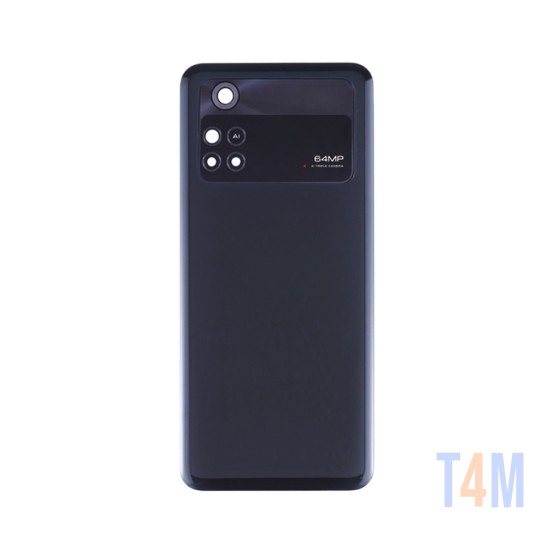 Back Cover with Camera Lens Xiaomi Poco M4 Pro 4g Power Black